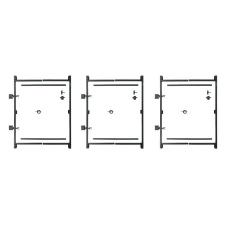 Adjust-A-Gate Steel Frame Gate Building Kit, 36"-60" Wide Up To 7' High (3 Pack)