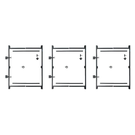Adjust-A-Gate Steel Frame Gate Building Kit, 36"-60" Wide Up To 7' High (3 Pack)
