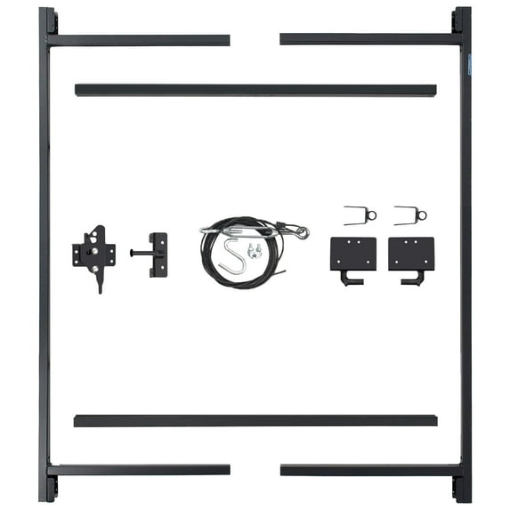 Adjust-A-Gate Steel Frame Gate Building Kit, 60"-96 Inch Wide Opening (2 Pack)