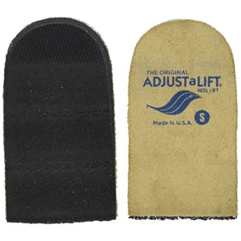 Adjust-A-Lift Heel Lift, Leather/Rubber, Women up to Size 8.5, Men up to Size 11, Black Adjust-A-Lift Heel Lift, Leather/Rubber, Women up to Size 8.5, Men up to Size 11, Black