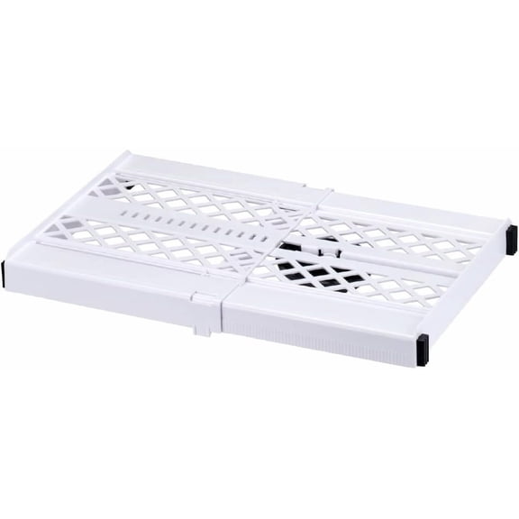 Adjust-A-Shelf Locker Shelf for School Organization, Adjustable 12-15", Holds Up to 10 lbs, White