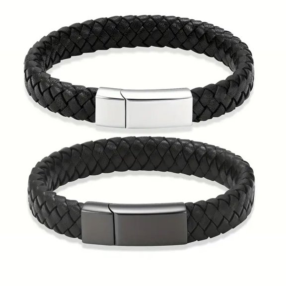 Adjust Cremation for Ashes 2PCS Memorial Keepsakes Braided Urn Memory Jewelry For Men And Women