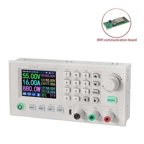 Adjust Direct Current Steping Down Bucking Power Convert Board 60V 18A Voltages Regulated with LED Digital Display
