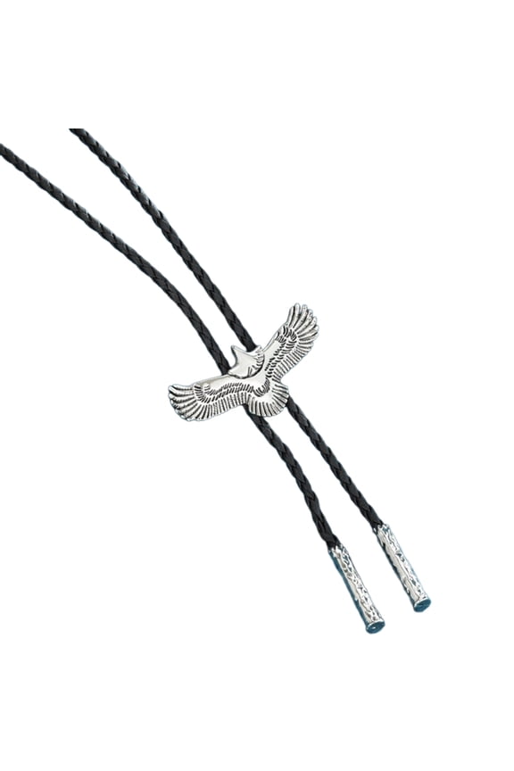 Adjust Length Bolo Tie Popular Male Female Dance Necktie Evening Party Relief Pendant Necklace Gift for Birthdays
