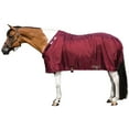 thumbnail image 1 of Adjusta Fit Dura-Nylon Stable Sheet | Horse V-Free Closed Front Legstrap | Burgundy | 80, 1 of 8