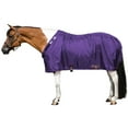 thumbnail image 1 of Adjusta Fit Dura-Nylon Stable Sheet | Horse V-Free Closed Front Legstrap | Purple | 74, 1 of 8
