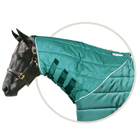 Adjusta Fit SuperQuilt 1200D Horse Neck Cover | Color Green | Size X-Large