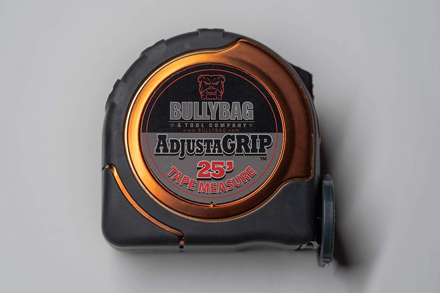 AdjustaGRIP 25' Tape Measure with Double Sided Printing and Oversize & Dynamic Adjusting Claw