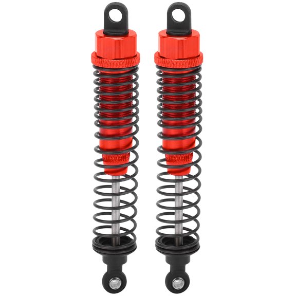 Adjustable 110mm Shock Absorber Damper Full Metal Spring Damper Fit for Slash 2WDRed