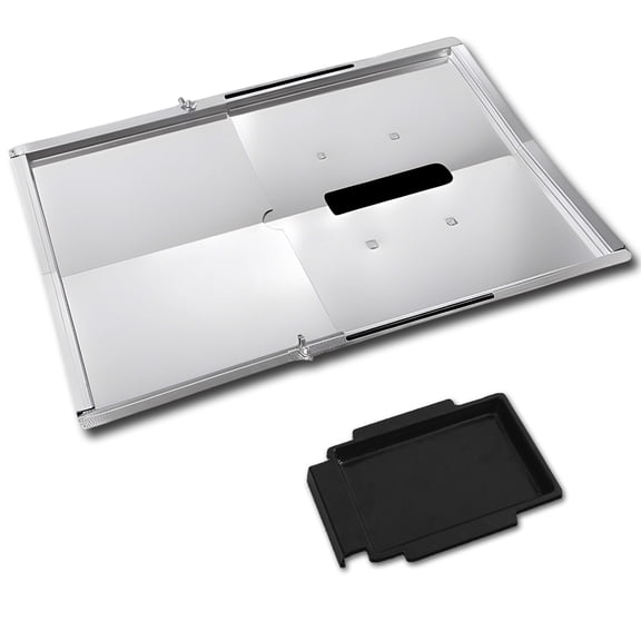 Adjustable 1218 in. Replacement Grease Tray for Charbroil Performance 23 Burner Gas Grills, Fits Nexgrill, Dyna Glo, Kenmore & More