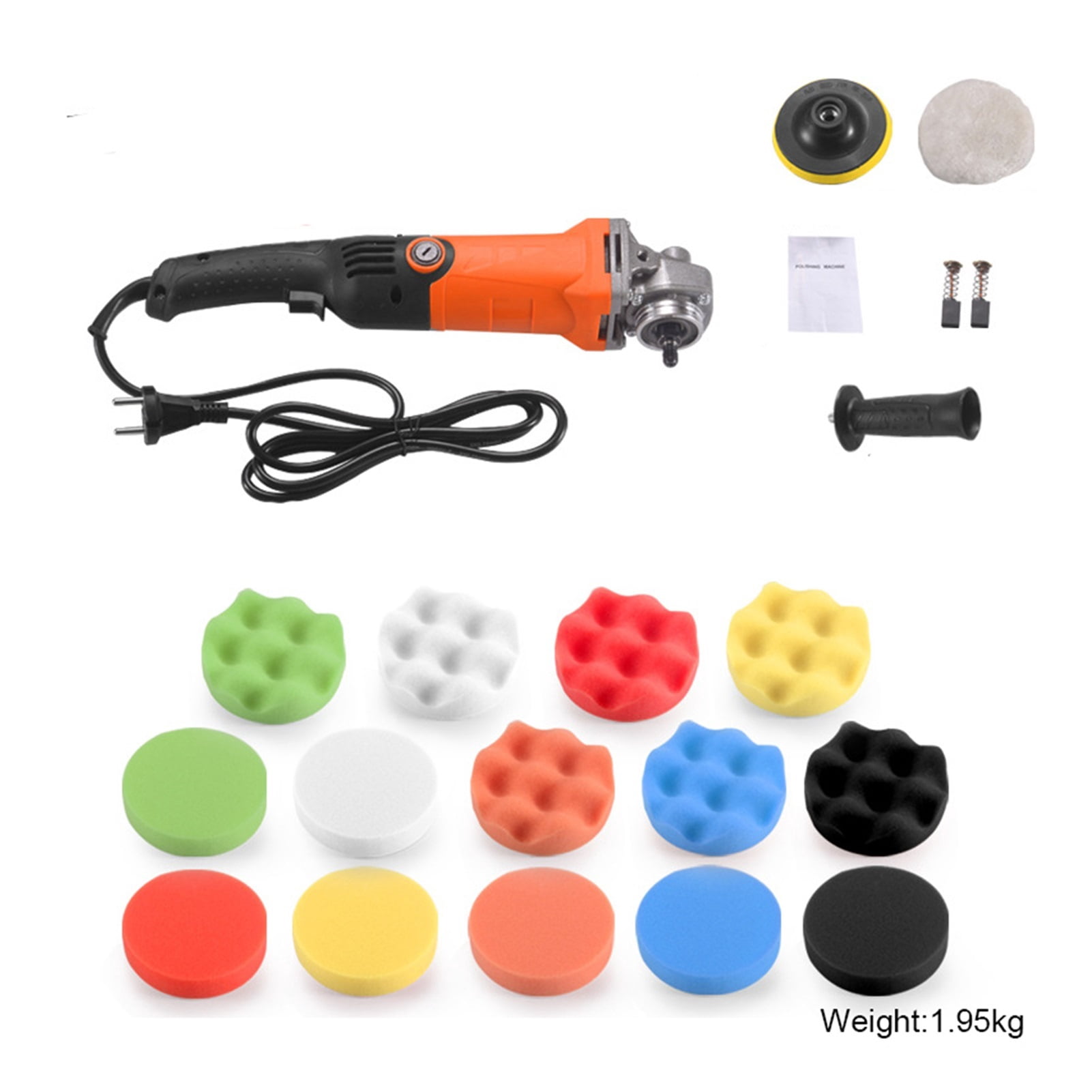 Adjustable 1200W Speed Car Electric Polisher Machine Waxing Machine Automobile Polishing Tool Car Paint Care Tool