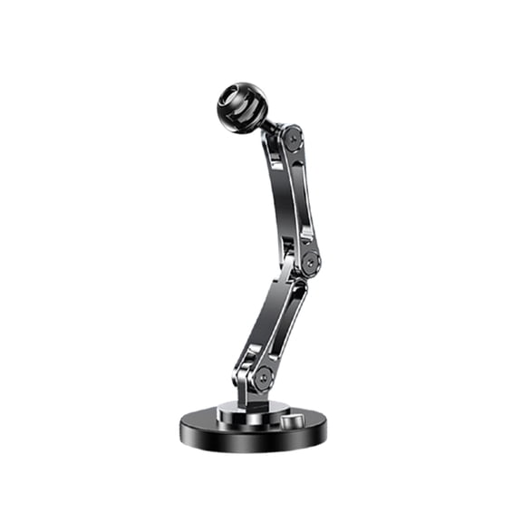 Adjustable 17mm Head Stand Base Aluminum Alloy Adhesive Mount Bracket Support for Car Dashboard Phone Tablet Holder