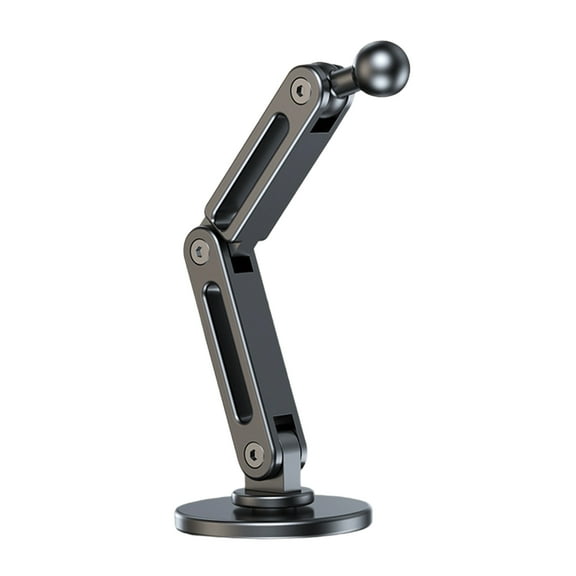 Adjustable 17mm Mount Adhesive Base Aluminum Mounting Base for Car Dashboards Phone Holder & Tablet Stand