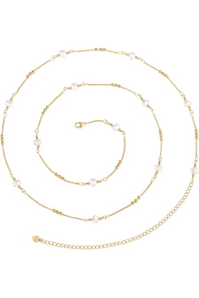 Adjustable 18k Gold Plated Waist Chain, Beach Bikini Body Chain, Handmade Boho Belly Chain