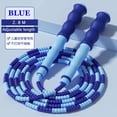 thumbnail image 1 of Adjustable 2.8M Kids Skipping Rope Soft Beaded Bamboo Knot Jump Rope Fitness Training Outdoor Indoor Sports Equipment, 1 of 7