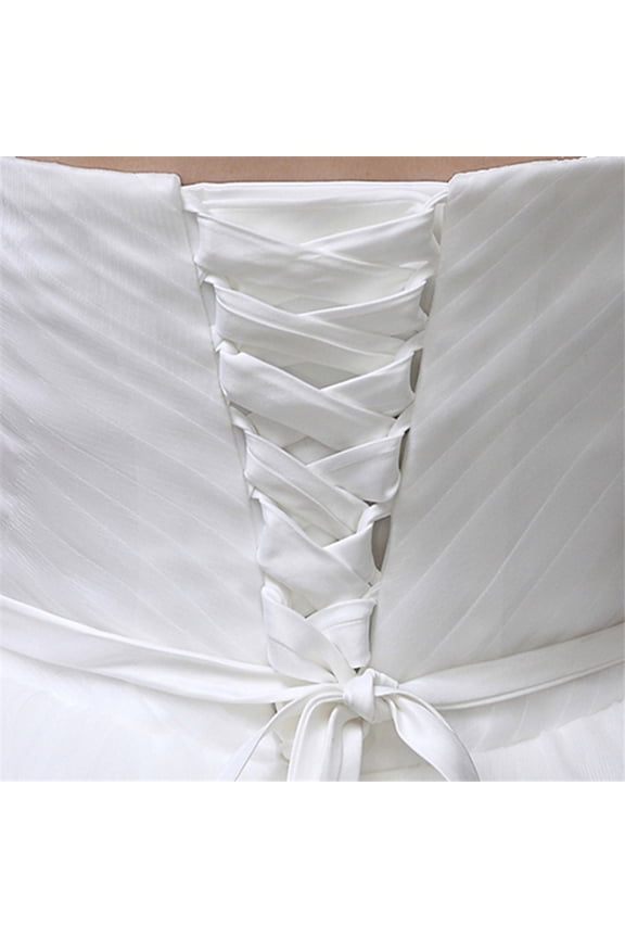 Adjustable 2.8Meter Satined Ribbon Tie Corset Back Tie for Wedding Dress Zipper Replacement Bridal Gowns Accessory