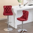 thumbnail image 1 of Adjustable 25 - 33 Inch Seat Height Bar Stools / Comfortable for Home Dining, 1 of 6