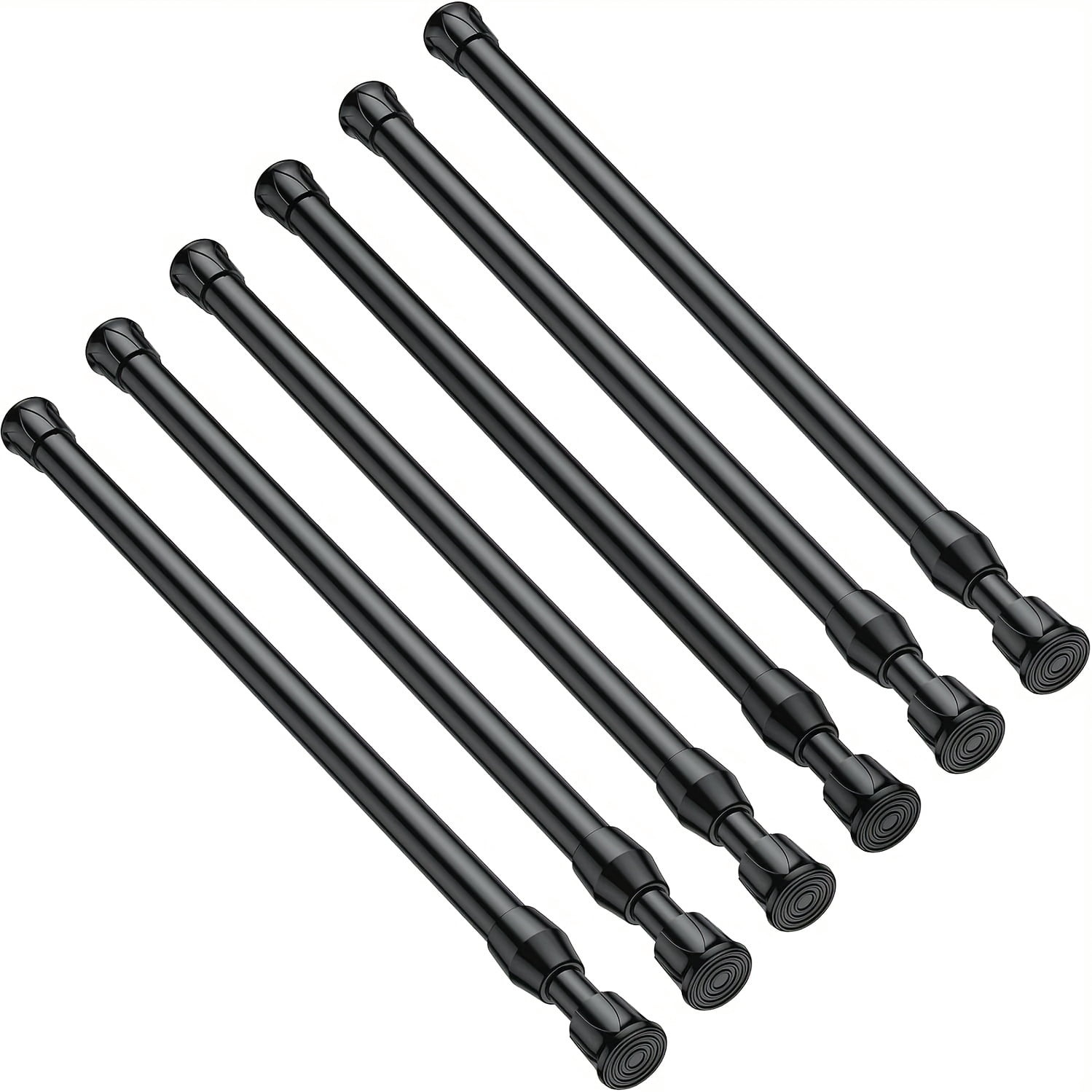 Adjustable 27-38 Inch Heavy Duty Tension Curtain Rod, No Drill Spring ...
