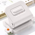 thumbnail image 1 of Adjustable 3/6 Hole Puncher, Portable Metal Paper Punch for A5/B5 Binders & Planners, 1 of 6