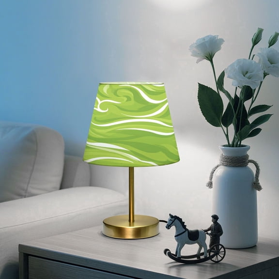 Adjustable 3-Color Light Desk Light Vintage Bronze Table Lamp For Bedroom Office Living Room Green White Simple Shapes