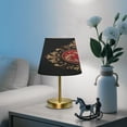 thumbnail image 1 of Adjustable 3-Color Light Desk Light Vintage Bronze Table Lamp For Bedroom Office Living Room Heart-shaped Emblem, 1 of 9