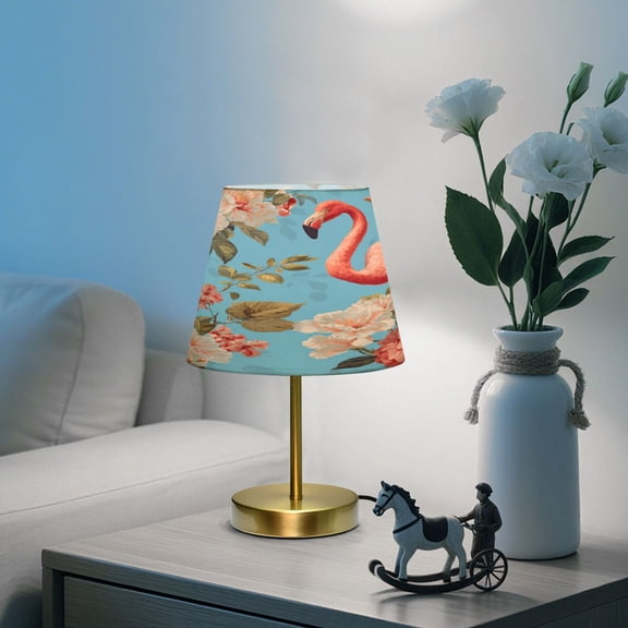 Adjustable 3-Color Light Desk Light Vintage Bronze Table Lamp For Bedroom Office Living Room The Flamingo