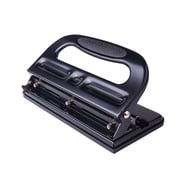 Adjustable 3 Hole Punches 30 Sheets Capacity Ergonomic Grip Hole Puncher Heavy Duty Labor Saving Hole Punches for Office