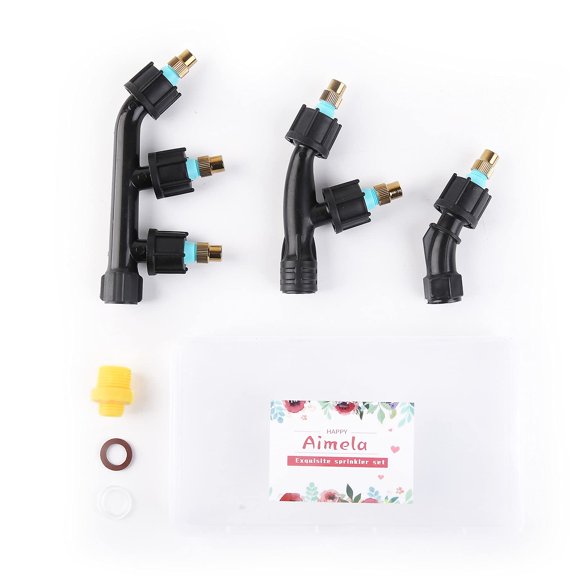 Adjustable 3-Piece Nozzle Set Titanium Atomization Sprayer 14x1.5MM Internal Thread