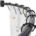 thumbnail image 1 of Adjustable 30-45 inches Curved Shower Curtain Rod, Premium Stainless Steel Rustproof Shower Rod for Bathroom, Need to Drill, Black, 1 of 6