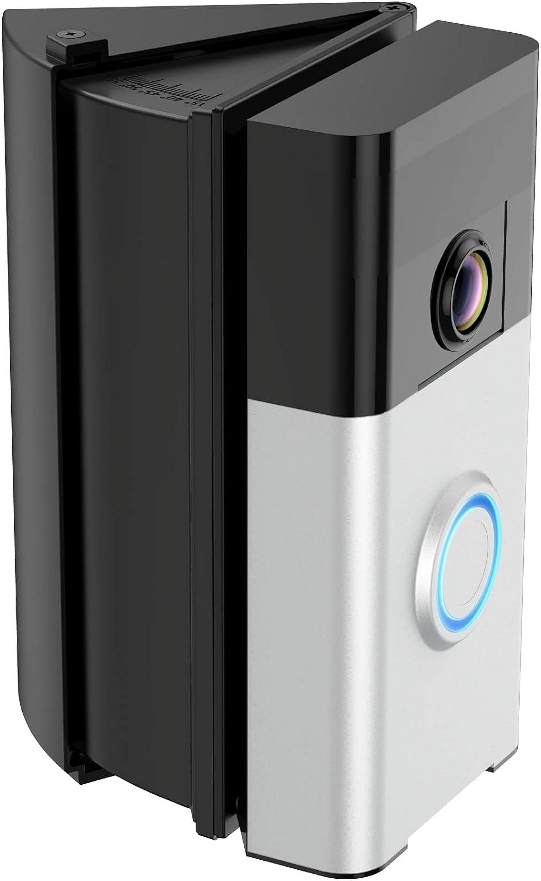 Adjustable 30 to 55 Degree Doorbell Angle Mount Compatible with Video Doorbell 1/2/3/4/Wired/Pro/(2020 Release)/Battery Doorbell Plus, Camera Mount Holder Bracket Wed for Apartment