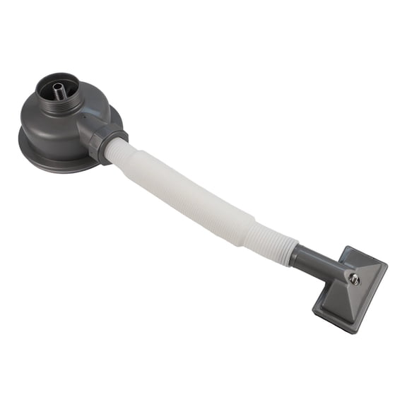 Adjustable 304 Stainless Steel Kitchen Sink Overflow Kit 150-280mm Pipe With G1 Outlet For Stainless Steel, Granite, And Plastic Sinks For Schläfer Drainage Systems, Black(110)