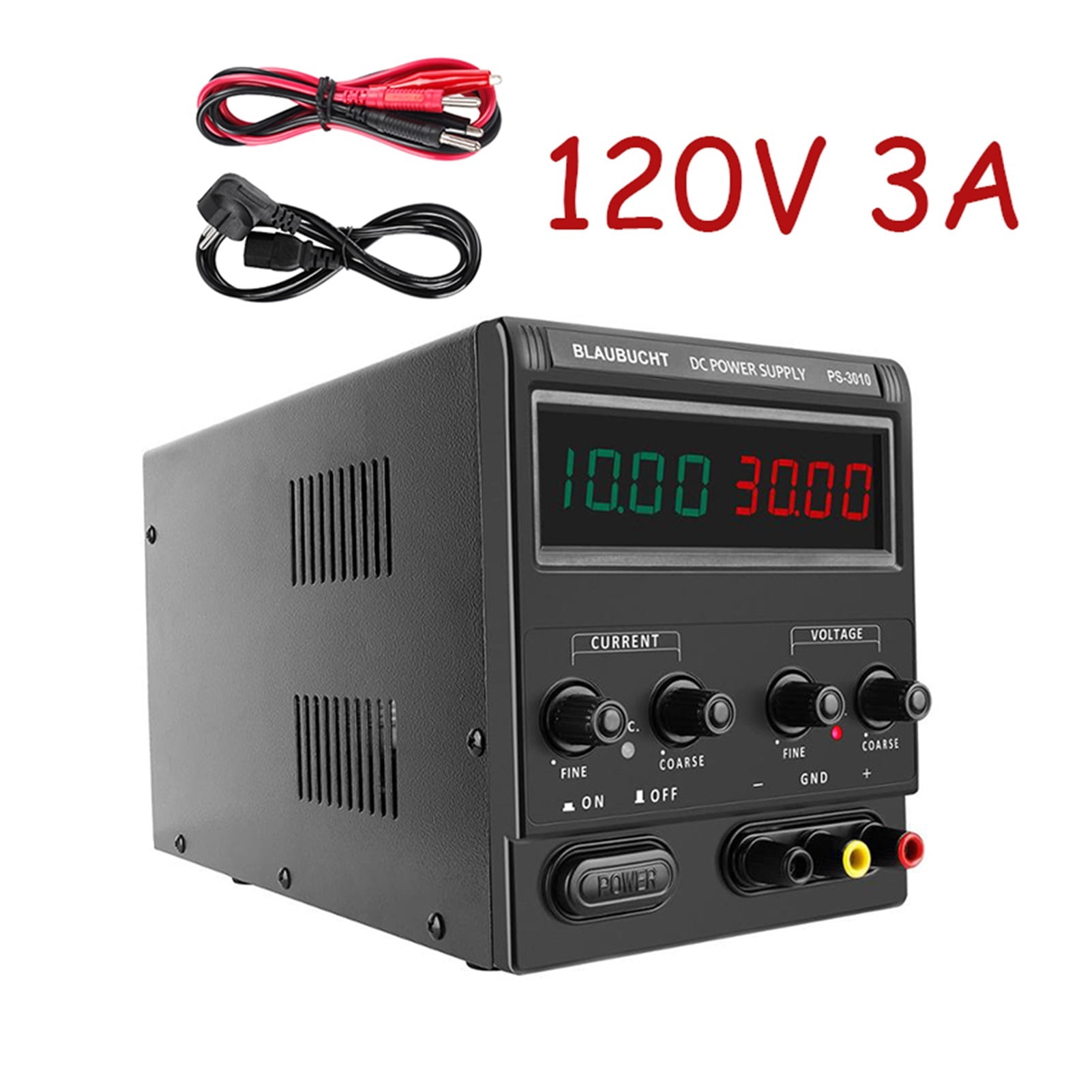 Adjustable 30V 10A Power Supply Digital DC Lab power supply Switching ...