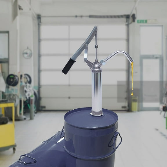 Adjustable 33-55 Gallon Lever Action Drum Barrel Pump for Transfer Liquids Steel