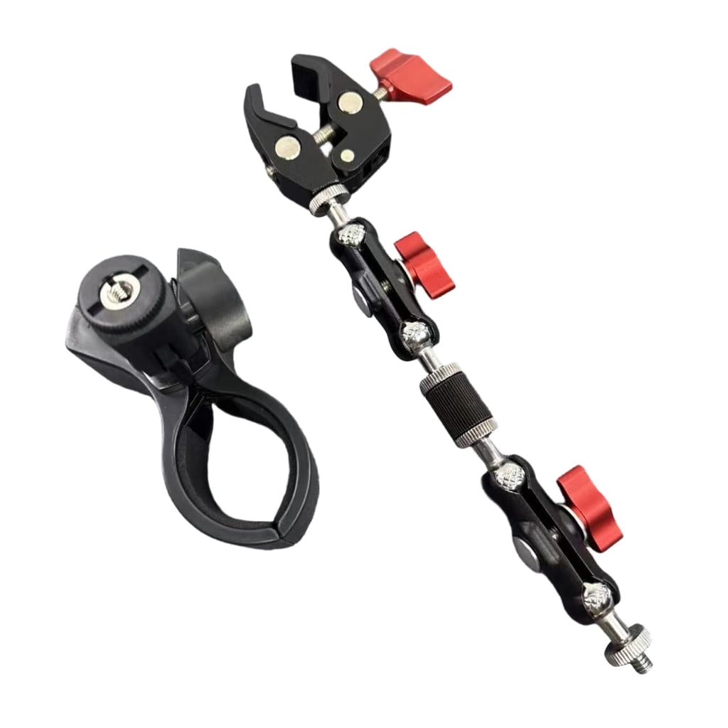 Adjustable 360 Degree Rotating Microphones Stand Clip For Securing Microphones Cameras And Other Small Electronics