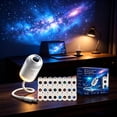 thumbnail image 1 of Adjustable 360° HD Holographic Galaxy Projector, Plug and Play Star Night Light, USB Powered Ceiling Projection Lamp for Household & Party Decor (24 Films), 1 of 6