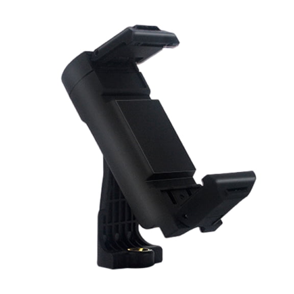 Adjustable 360 Rotating Phone Clip Clamp with 1/4in Screw Tripod Adapter for Live Streaming Video & Monopod