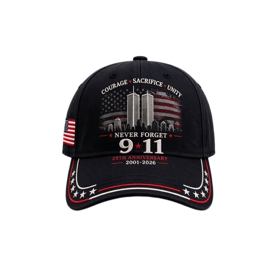 Adjustable 3D Printed Patriotic Baseball Cap, Adult Unisex 911 Never Forget Graphic Sun Hat, Vintage USA Flag Hero Memorial Hat, Fashion Outdoor Cap for Daily & Holiday Gifting