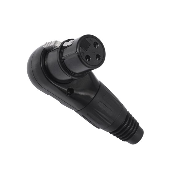 Adjustable 3Pin Connection Adapter Right Angled 3 Pin Female/Male Connector for Professional Equipments