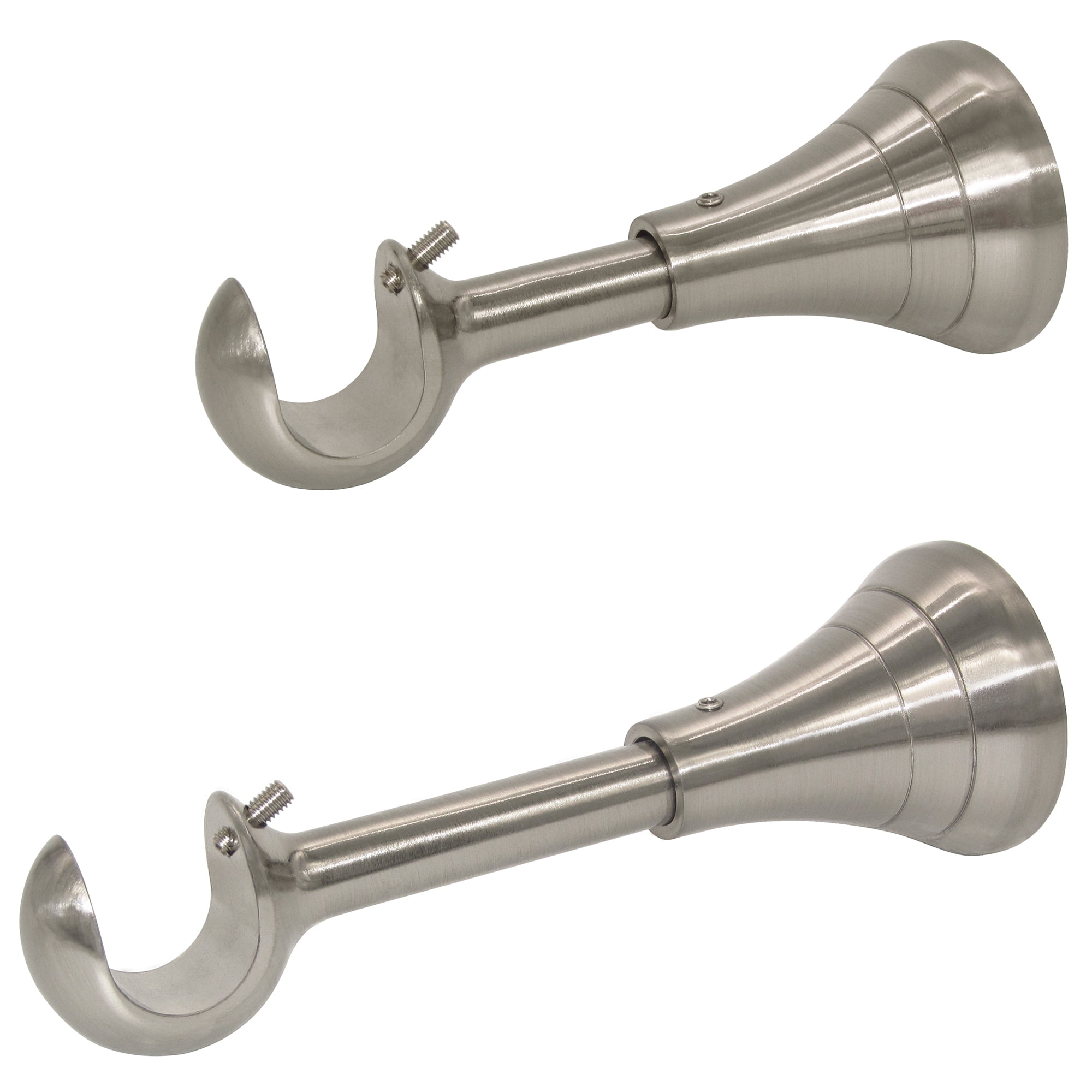 Adjustable 4 5 in Curtain Rod Brackets, Heavy Duty Curtain Rod