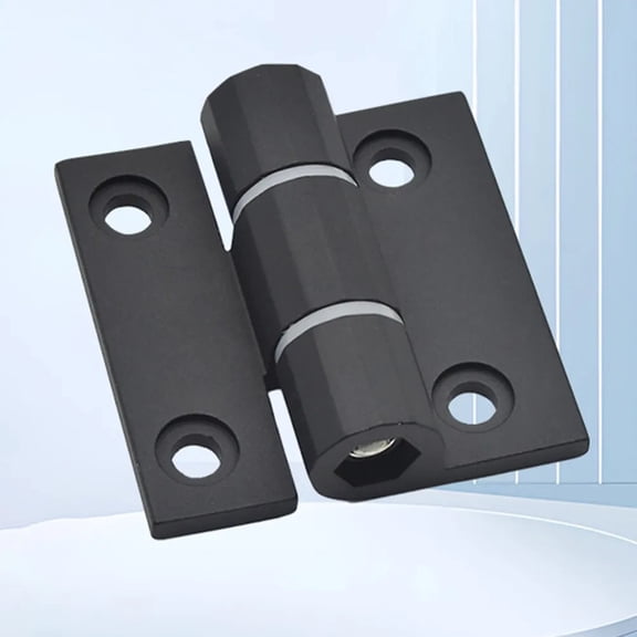 Adjustable 4-Piece Zinc Alloy Shock-Absorbing Hinge for Furniture and Cabinets - 360-Degree Rotation with Randomly Positioned Stops