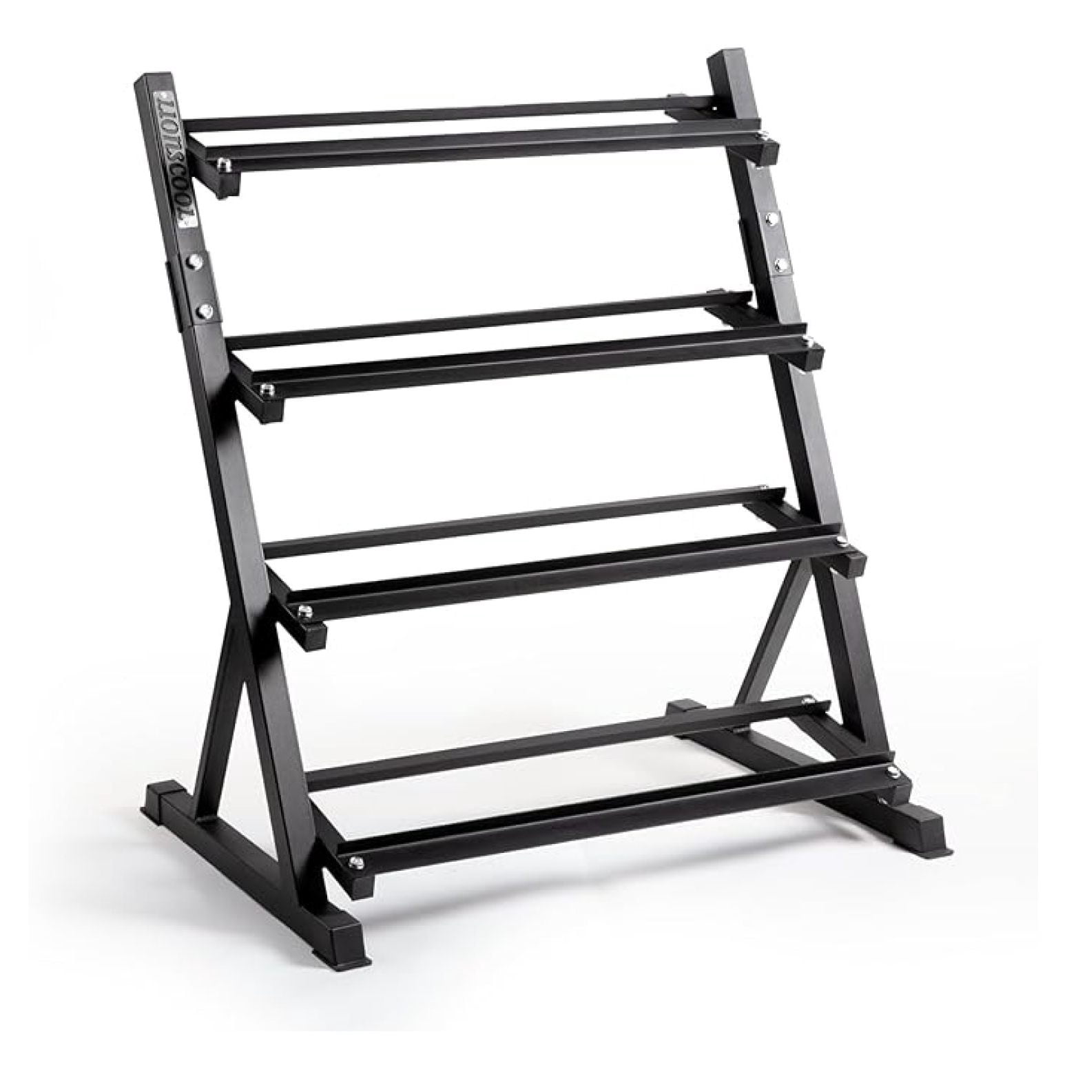 Weight Rack Mat Weight Plate Rack Large 4-Tier Adjustable Dumbbell Rack With Wheels ...