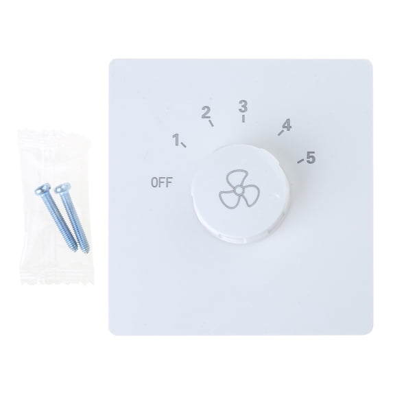 Adjustable 5 Gear Fan Speed Controller Type 86 Ceiling Fan Household Exhaust Fan Wall Control