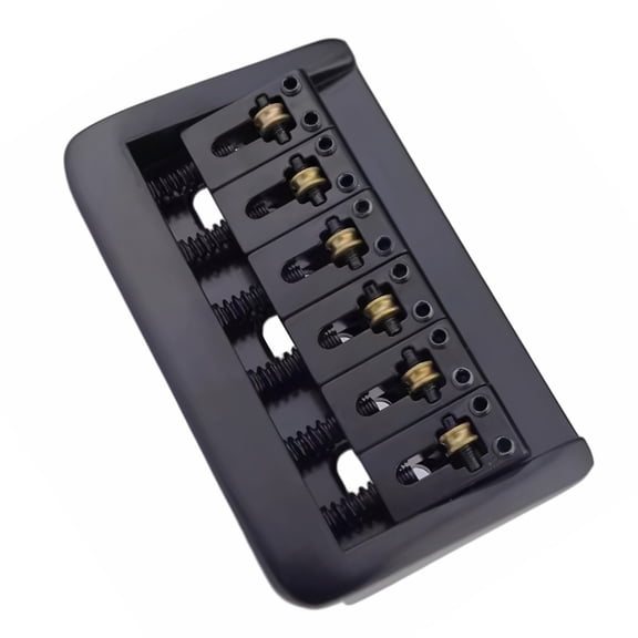 Adjustable 6 String Electric Guitar Bridge 10.5mm String Spacing for Enhanced Playability and Precise Tuning Stability