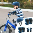 thumbnail image 1 of Adjustable 7 Piece Skateboard Safety Gear Set Helmet with Knee Elbow Wrist Protection for Biking Rollerblade Scooter Outdoor Sports Protective Equipment, 1 of 3
