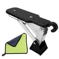 thumbnail image 1 of Adjustable 7 Position Car Door Step Pedal Foldable Car Door Latches Step Metal Door Step 240mm for Easy Roof Rack Access, 1 of 8