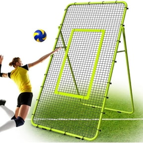 7x4 FT Adjustable Sports Rebounder Net for Volleyball, Soccer, Baseball, Tennis
