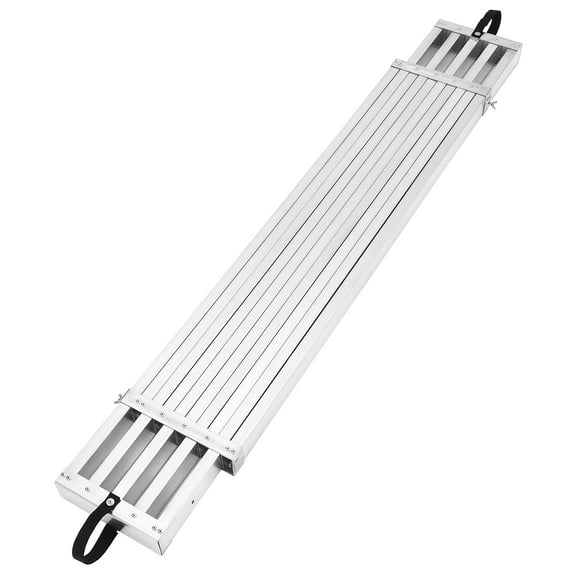 Adjustable 8-13ft Telescoping Aluminum Work Plank, Heavy-Duty 440 lbs Capacity Scaffolding Platform with Non-Slip Surface for Ladder Access