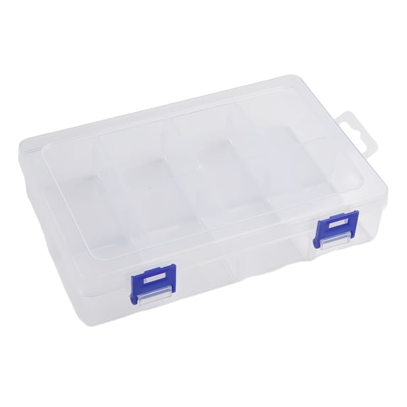 Adjustable 8 Grids Compartment Plastic Storage Box Screw Holder Case Organizers