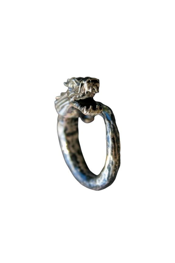 Adjustable 925 Sterling Silver Dragon Ring – Handmade Gothic Style Statement (10)