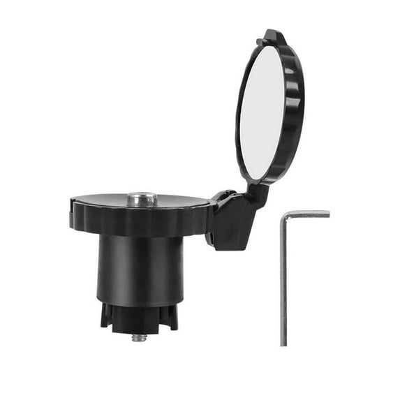 Adjustable ABS Bicycle Handlebar Rearview Mirror for Road and Mountain Biking with Enhanced Safety and High-Definition Reflection